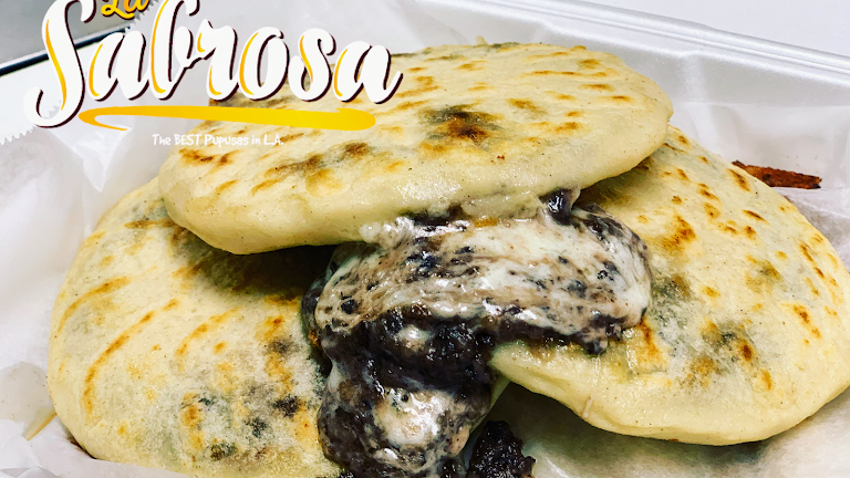 Pupusas at La Sabrosa Restaurant (PUPUSERIA)