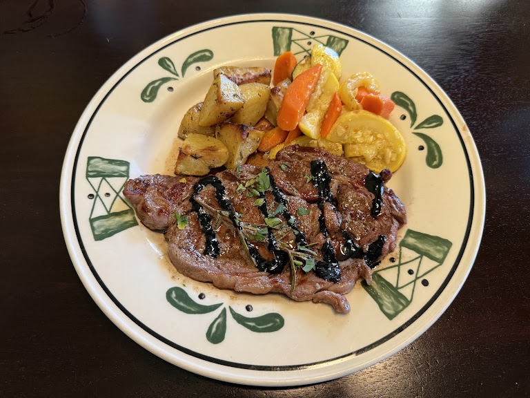 Bistecca at Vincenzo's Terrazza at The Walker House