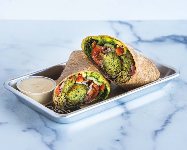 Falafel Wrap (vegan) at The Stand