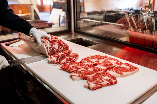 Prime Thinly Sliced Brisket at Baekjeong Rowland Heights