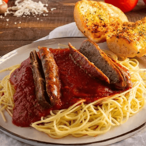 Spaghetti with Meatballs at Ameci Pizza & Pasta Restaurants