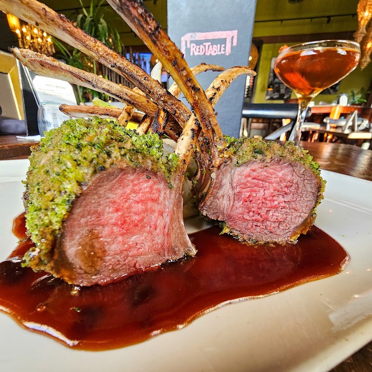 1/2 Rack of Lamb at Red Table Restaurant