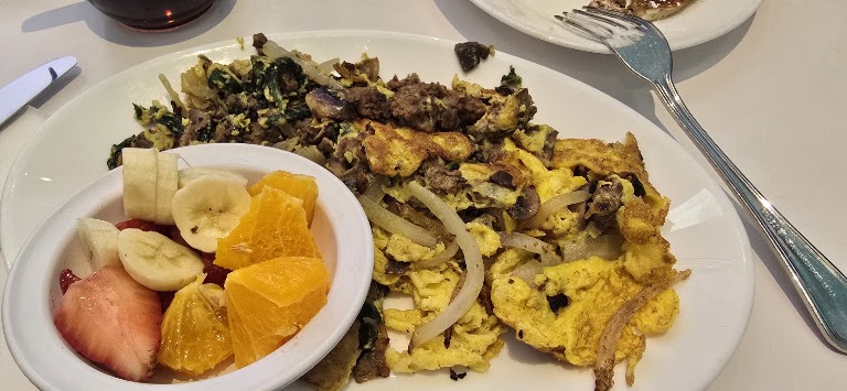 Eggs at Cafe 50's Diner - West LA