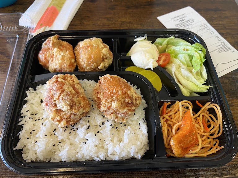Karaage Bento at Tenkatori Sawtelle (West LA)