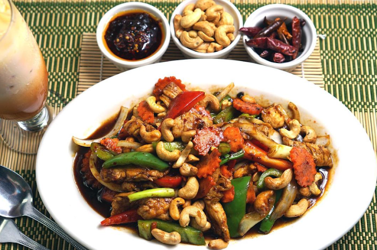 Kung Pao Combination at Modern Thai Restaurant