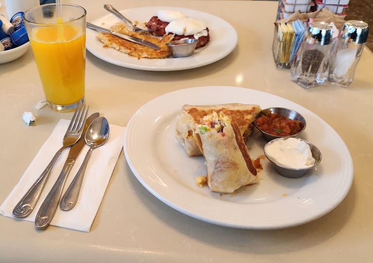 Breakfast Burrito at Horseless Carriage Restaurant