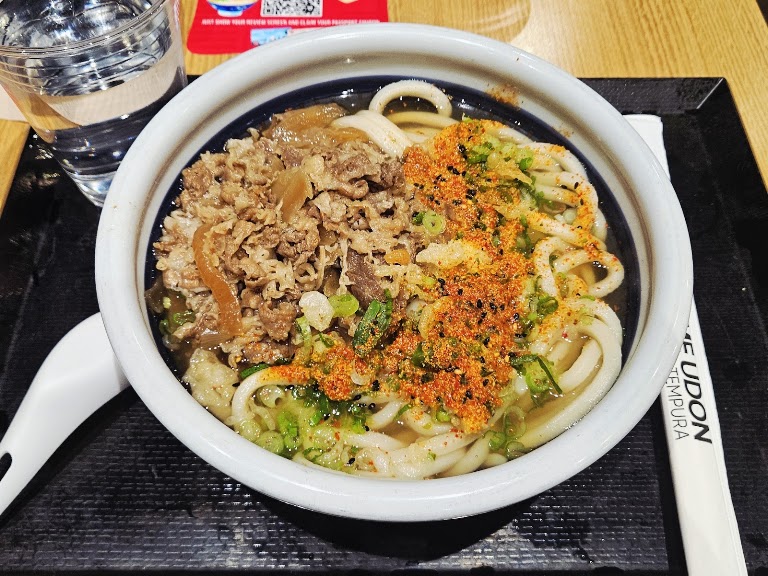 Beef Udon at Marugame Udon