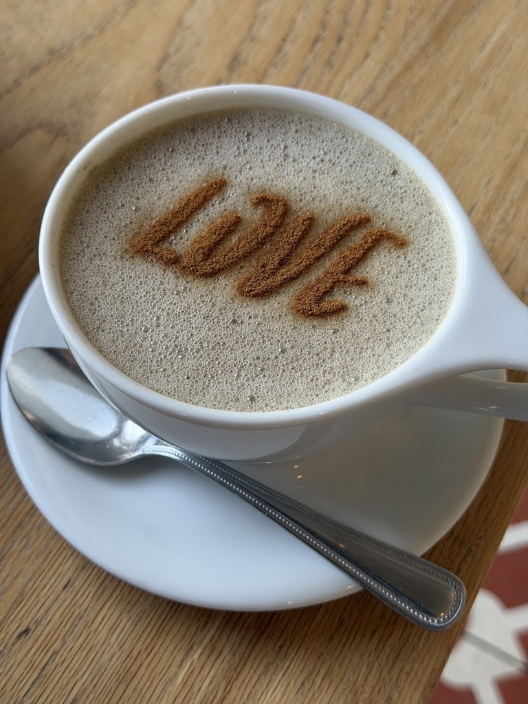 Latte at Cafe Gratitude
