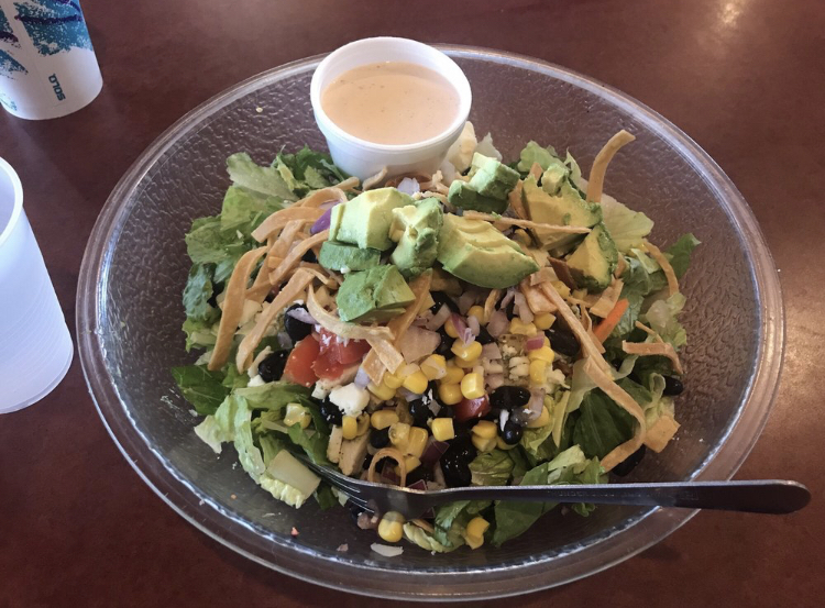 Vegetarian Salad at Lamppost Pizza