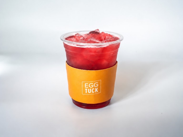 Sparkling Hibiscus Refresher at Egg Tuck