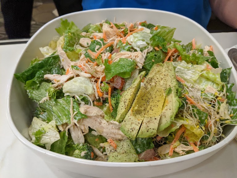 Green Goddess Salad at Calif Chicken Cafe