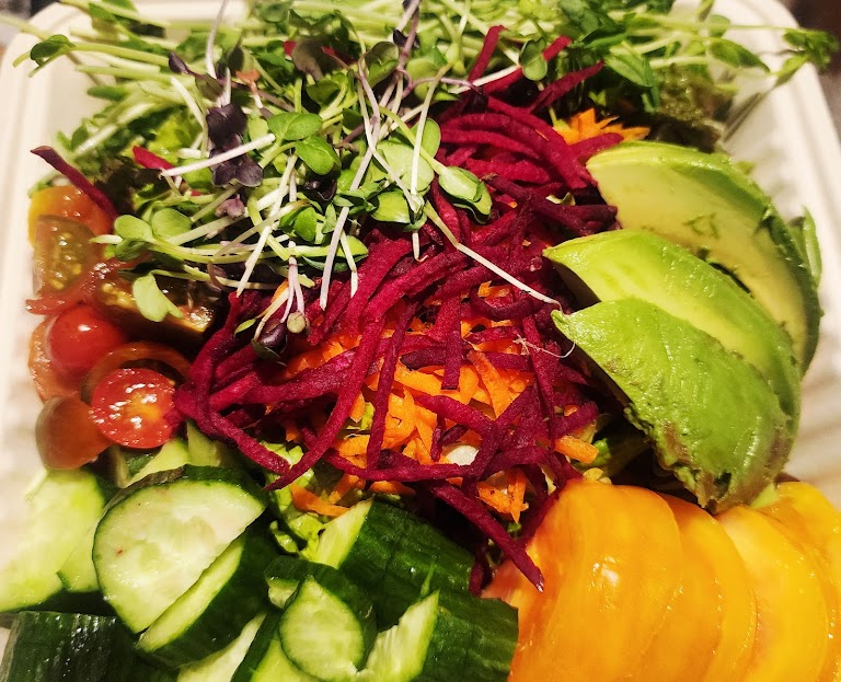 Side Salad at The Green Temple