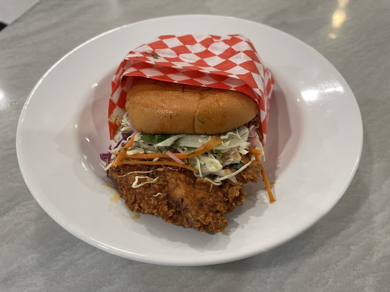 The Original Vietnamese Hot Chicken Sandwich at Mama Hieus Westminster