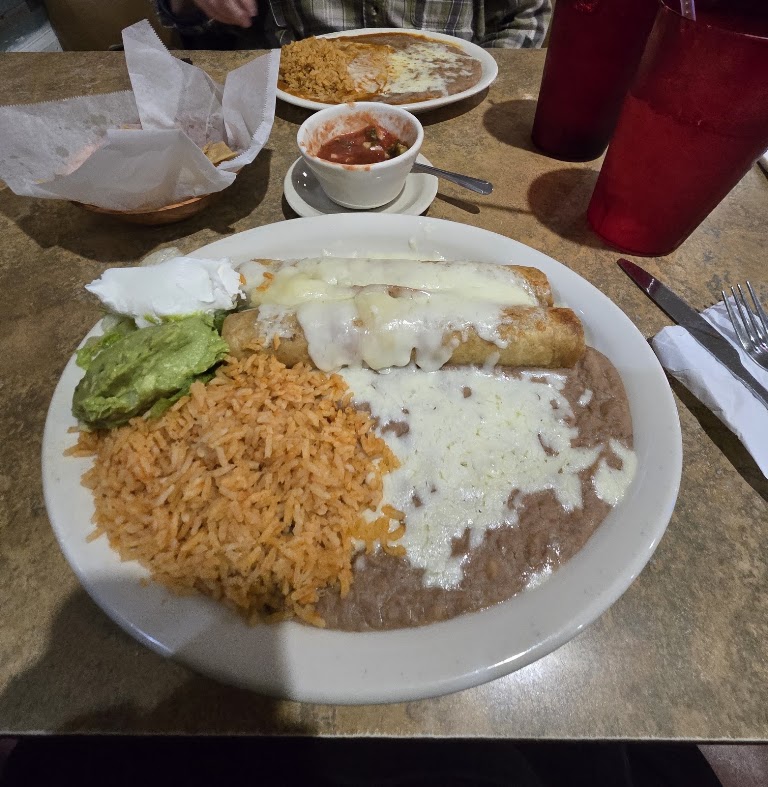 Burrito Loco at Casa Jimenez