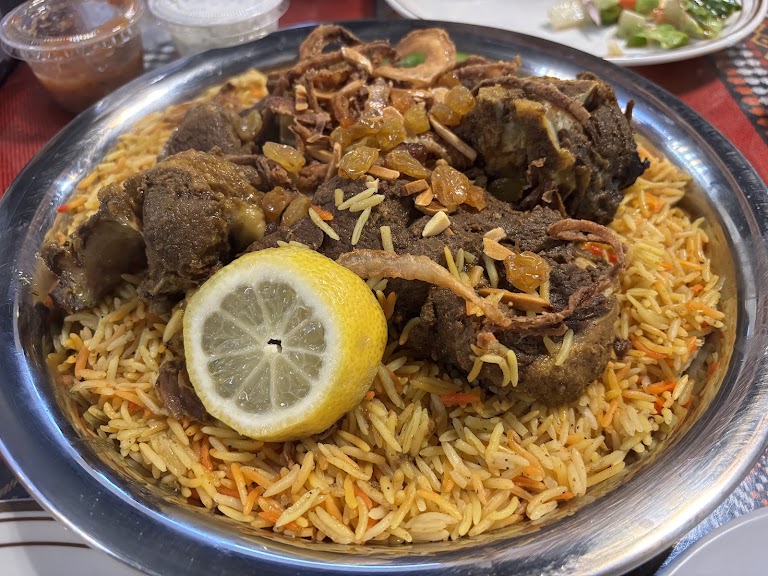 Madhbi- Grilled Lamb at Mandi House مطعم بيت المندي اليمني لوس انجلس