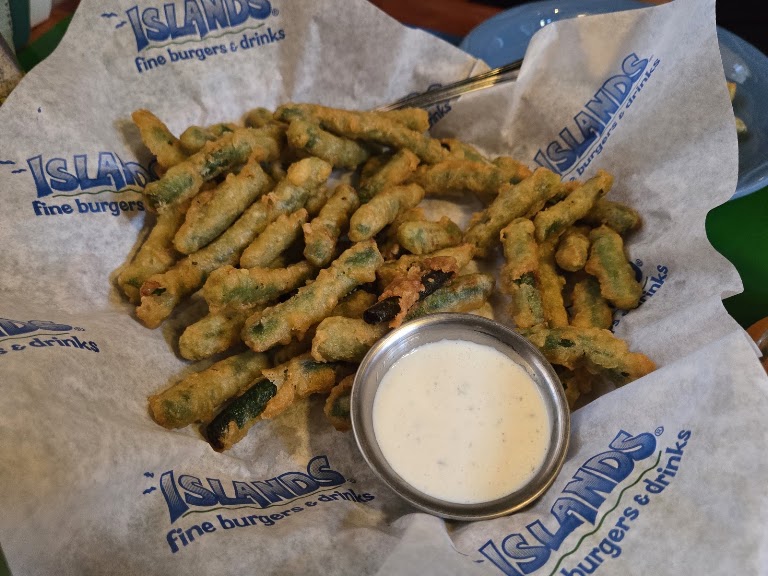 Tempura Green Beans at Islands Restaurant West Covina