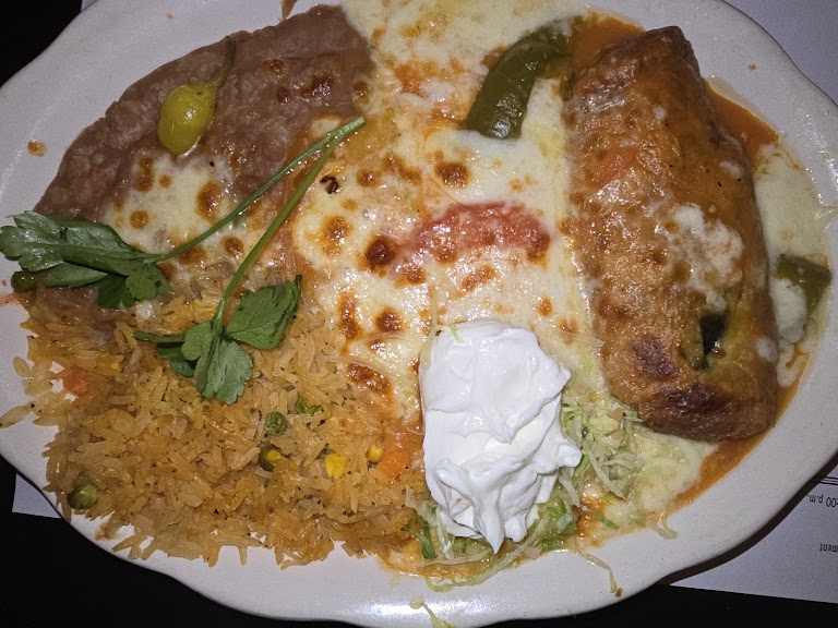 ONE Enchilada Ranchera & ONE Chile Relleno at El Compadre