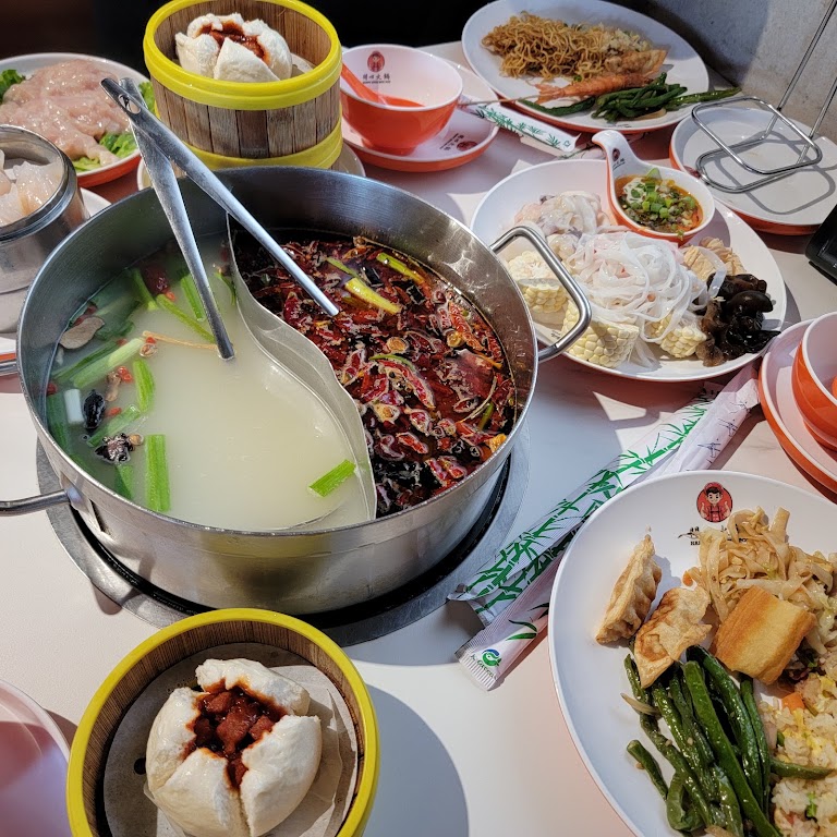 Broth at Happy AYCE Hot Pot 开心火锅