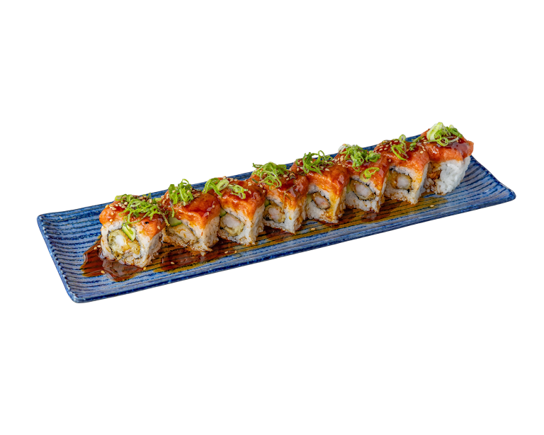 Baked Salmon Special Roll at Oops! Sushi & Sake Bar