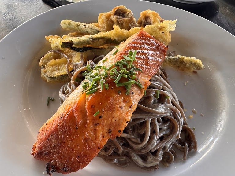 Lobster Pappardelle Pasta at Boathouse on the Bay