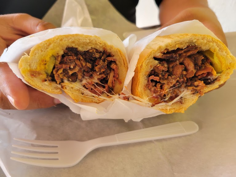 Calzone at La Cañada Imports