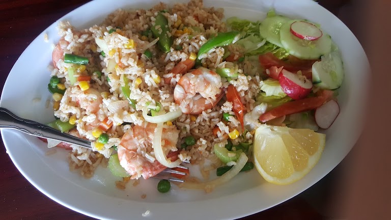 Arroz Con Camarones at La Teclena