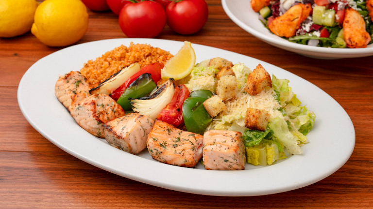 Salmon Ka-box at Panini Kabob Grill - Woodland Hills