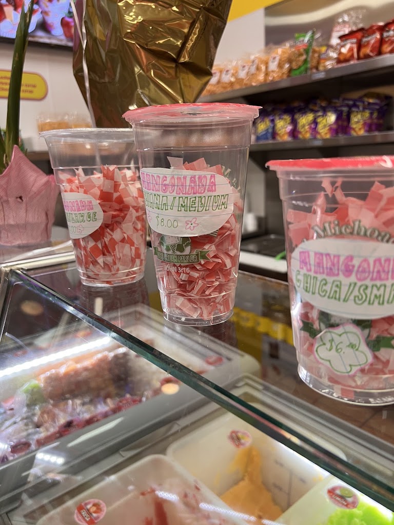 Horchata at La Michoacana Emerita Ice Cream Parlor