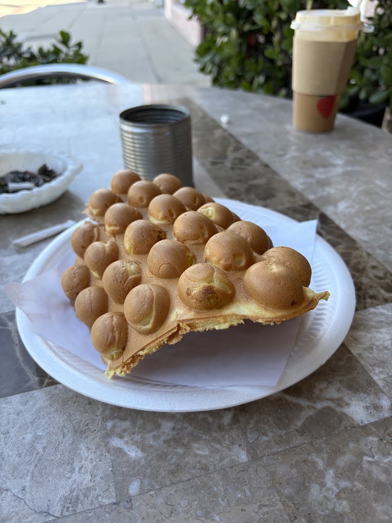 Happy Face Waffle at Fresh Roast