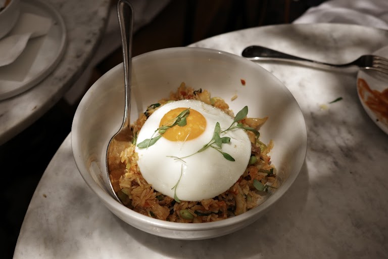 Crispy Rice Salad at Laurel Hardware