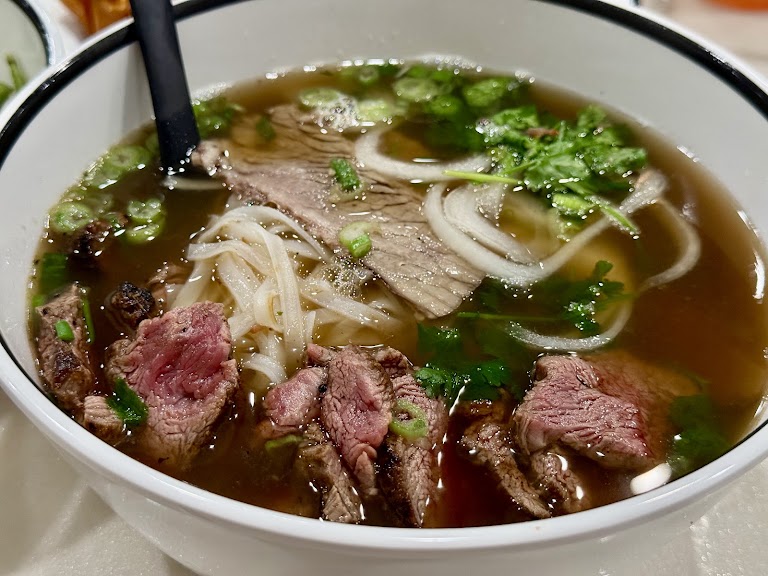 Pho Tai (rare Steak Pho) at Twenty Pho Hour LA