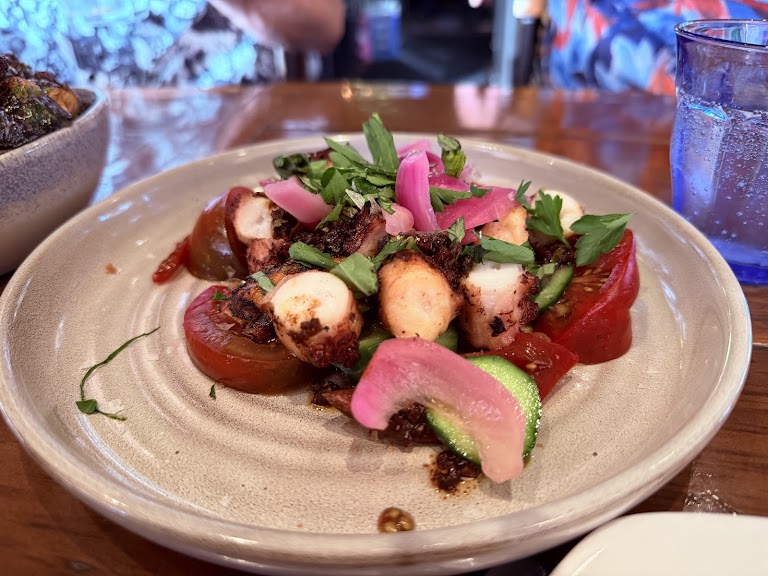 Grilled Octopus at CUCINA enoteca Newport Beach