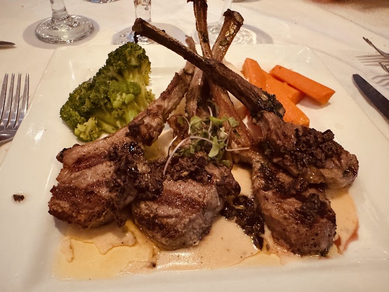 LAMB Chops at Stoney Point Restaurant