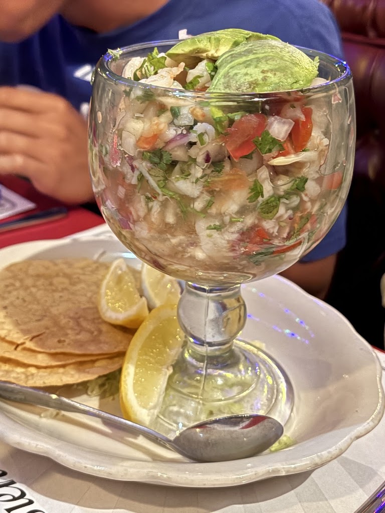 Tostada DE Ceviche at El Compadre