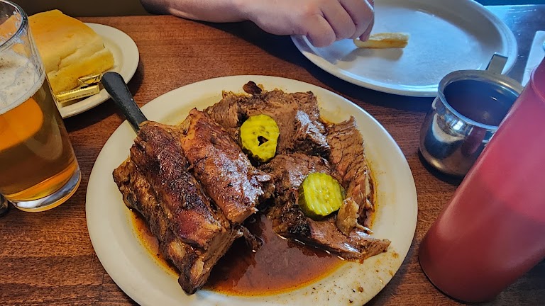 Beef Ribs | Dinner at Dr. Hogly Wogly's Tyler Texas BBQ