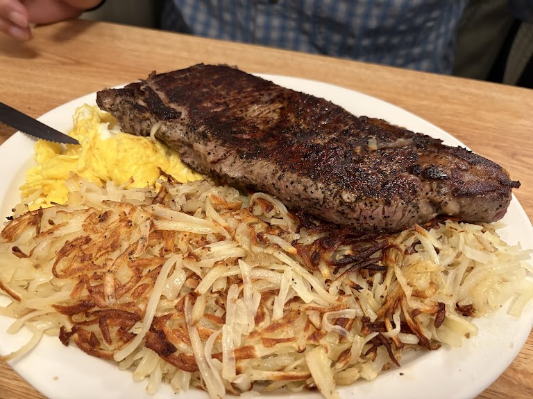 Hash Browns at Roberta's Village Inn