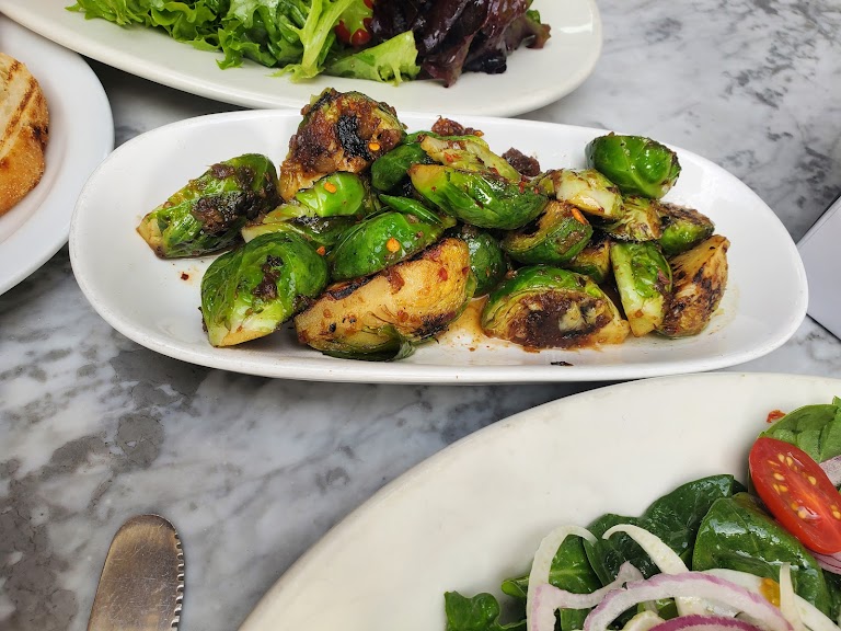 Charred Brussels Sprouts at Freesoulcaffé