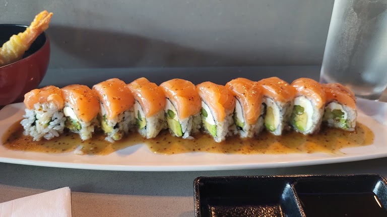 Rainbow Roll at Zenor Sushi