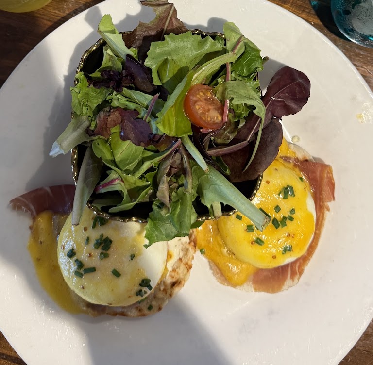 Prosciutto Benedict at Aeirloom Bakery