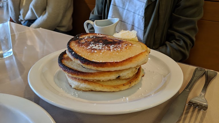 Buttermilk Pancakes at Le Petit Jardin Cafe & Flowers