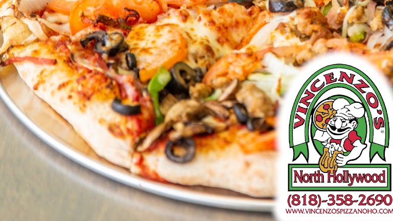 Supreme Pizza at Vincenzo's Pizza of NoHo