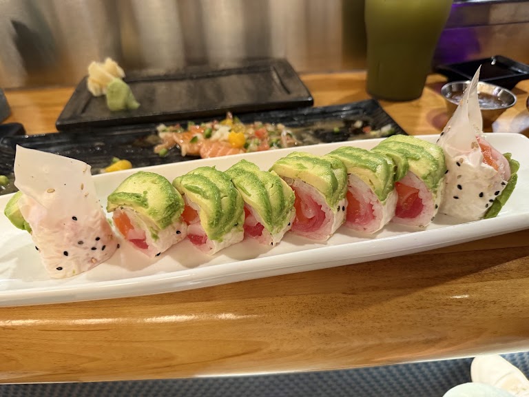 Rainbow ROLL at Mikomi Sushi Santa Monica