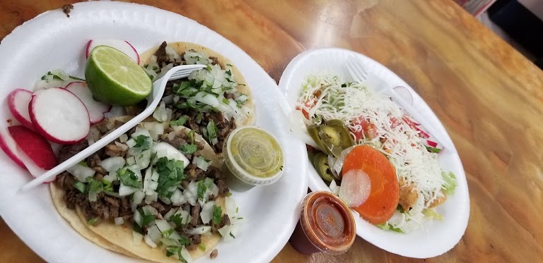 3 Tacos Combination at Taqueria Los Compadres