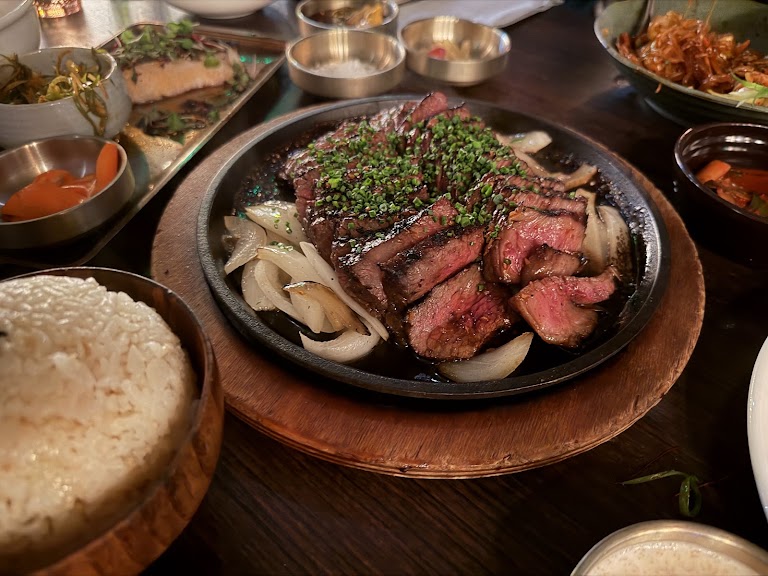 Wagyu Over Charcoal at Danbi