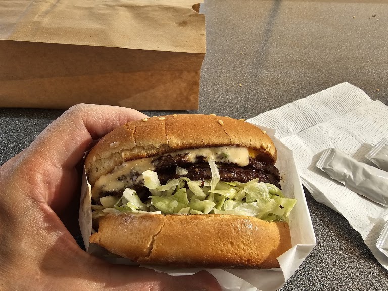 1/4 Lb. Cheese Burger at Tip Top Hamburgers