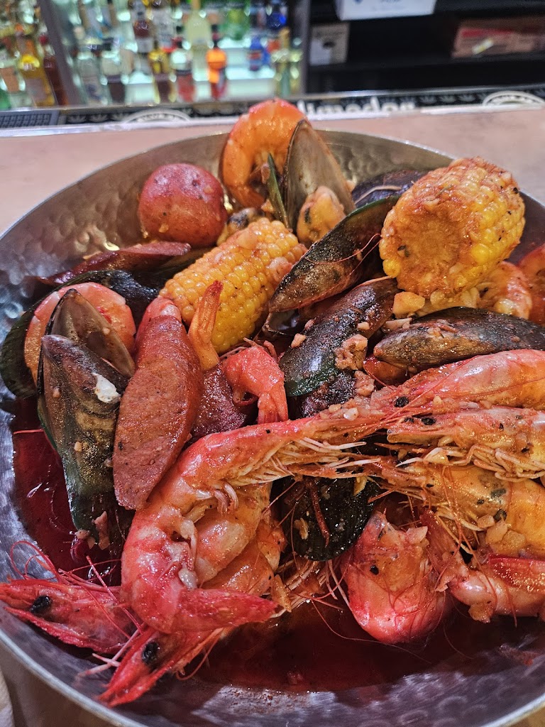 Seafood Scampi at The Kickin' Crab at the Circle