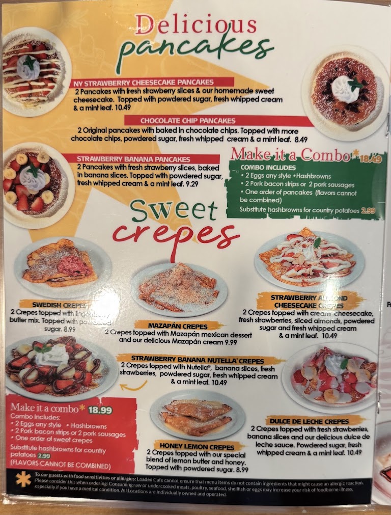 Swedish Crepes at Loaded Cafe-Placentia