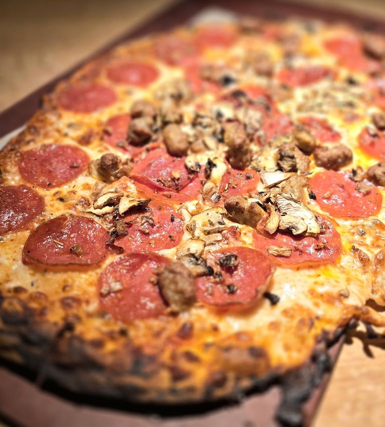 Mikes Hot Honey Pizza at BJ's