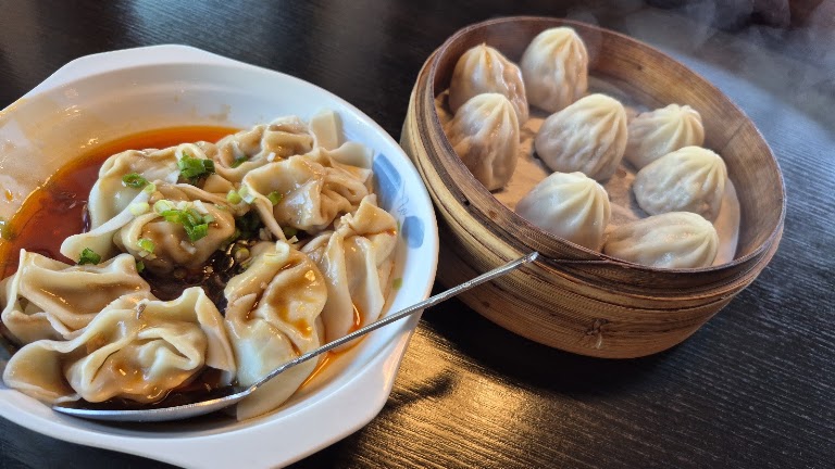 Pan-fried Pork Dumplings at Tian You Feng Dumpling House