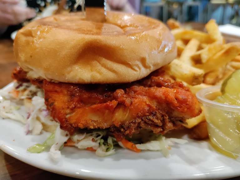 Country Chicken-fried Chicken at The Hangout Restaurant & Beach Bar